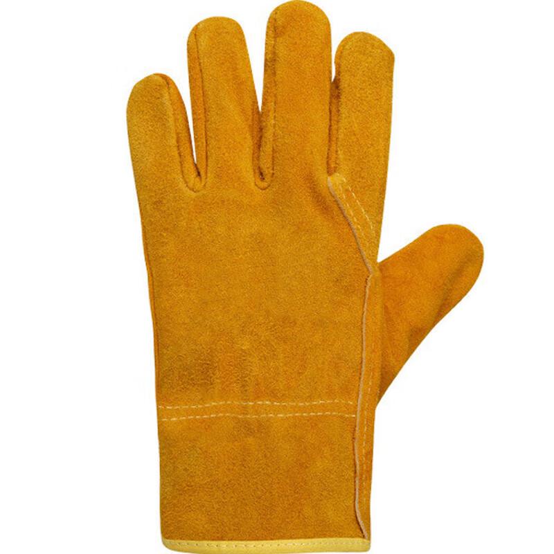 Deyu Gongpin Short Cowhide Welder's Gloves