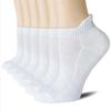 Unisex Breathable Cotton Running Socks - Sweat-Absorbent Mesh Design for Sports