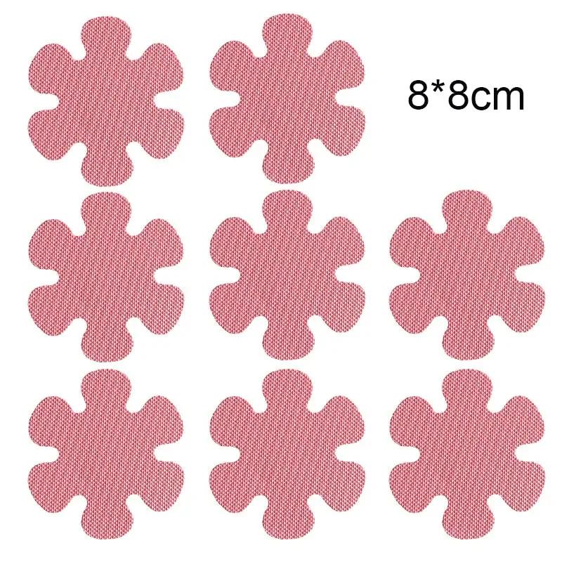 6/12/20PCS Anti Slip Bathtub Stickers Waterproof Flower Shaped Self-Adhesive Safety Shower Anti-Slip Appliques for Home Bathroom