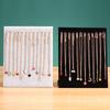 Necklace & Bracelet Display Stand with Jewelry Storage for Earrings, Rings, and Pendants
