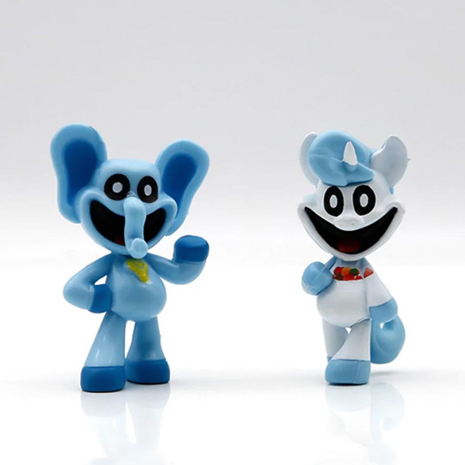 Set da 8 pezzi Figure S-m-iling Anime kawaii Bambola Catnap Modello in PVC Giocattolo Catnat Decorazione da Scrivania Regali di Compleanno per Bambini