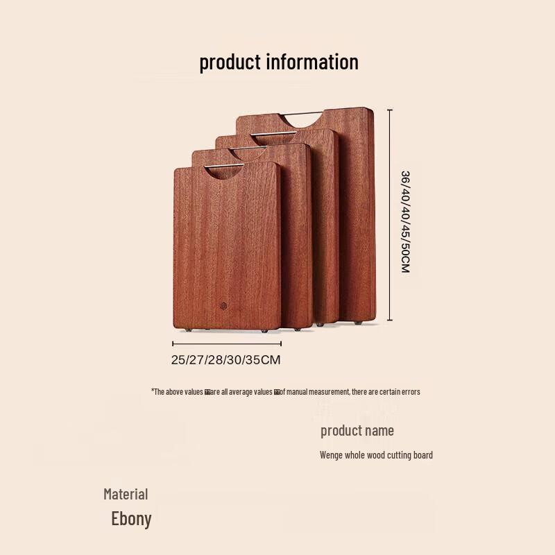 ROYUGO Deska do krojenia z drewna wenge