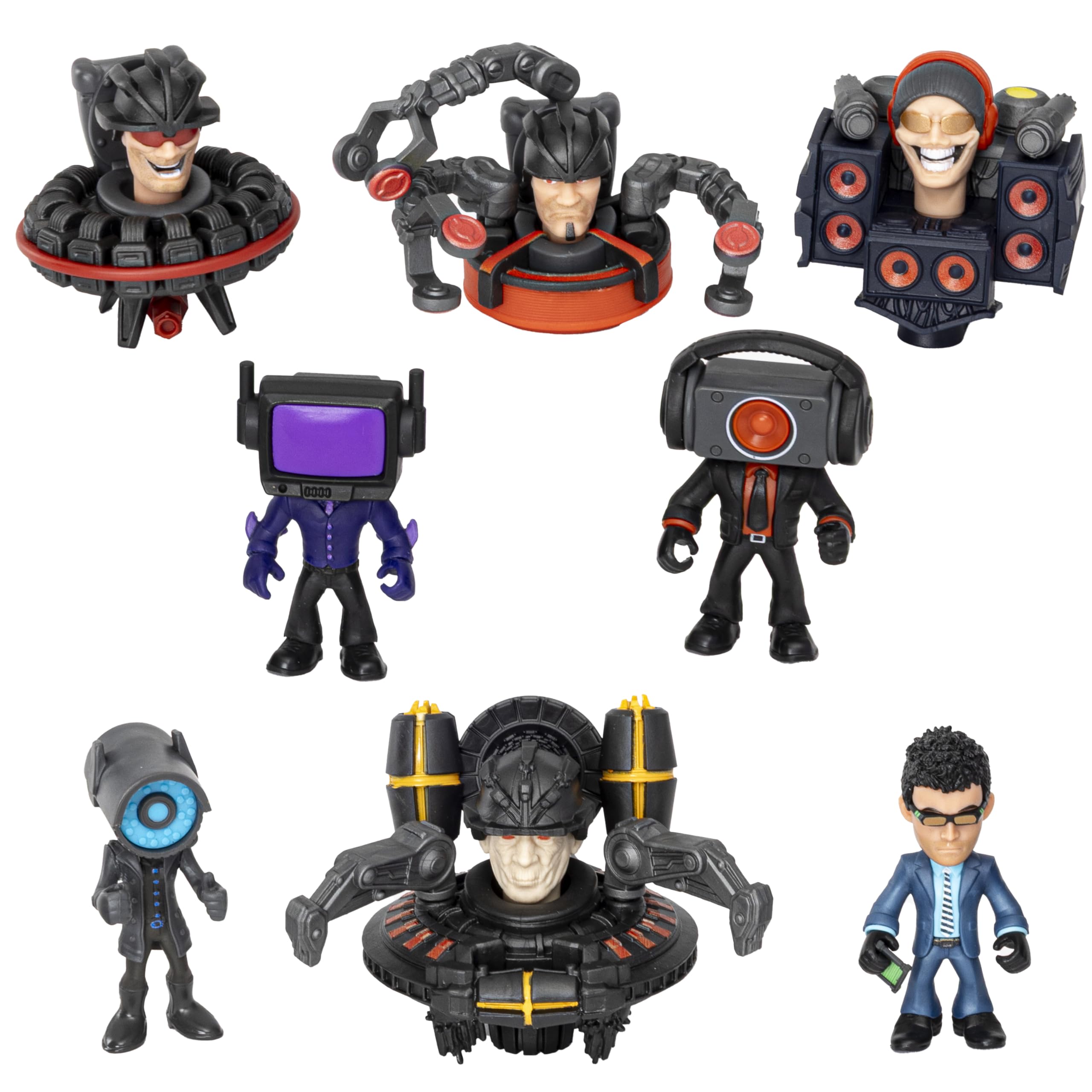 Серия 2 Mystery Figure Skibidi Toilet, Коллекционная фигурка, Официально лицензированные товары Skibidi Toilet