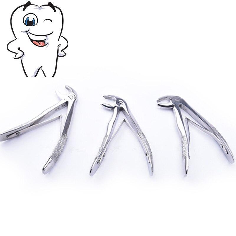 7pcs Childrens Stainless Steel Dental Extraction Forceps Pliers Kit Dental Surgical Tooth Extraction Forcep Pliers Kit
