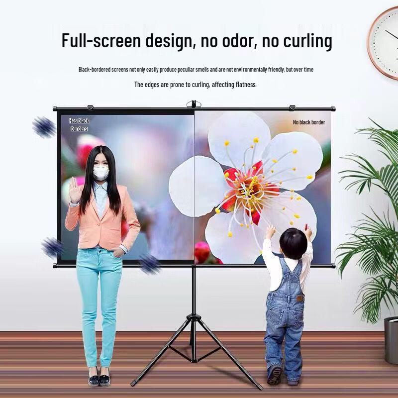 SMVP 60-inch 16:9 Anti-Light Portable Projector Screen