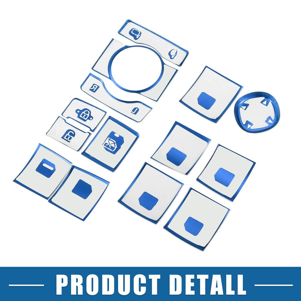 ABSOPRO Window Button Switch Button Cover Trim for Toyota RAV4 Interior Interior Custom Blue 2019-2022, Panel, Parts, Accessories,
