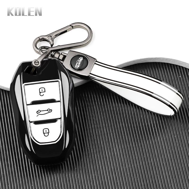 New Tpu Car Key Case Cover For Peugeot 2008 3008 4008 5008 308 408 508 Citroen C1 C2 C4 C6 C3-Xr Picasso Grand Ds3 Ds5 Protector