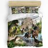 Outer Space Cartoon Cute Spaceship Rocket Duvet Cover with Pillow Case 3pcs Bedding Set Quilt Cover Double Bed Home Textile