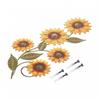Cheerful Ambiance 3D Metal Art Vintage Sunflower Decor Wall Decoration