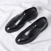 Brock Carved Inner Height Increase Men's Shoes Height Increase Shoes Men's 8cm Cowhide Business Leather Shoes Men's British Dress Wedding Shoes