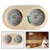 Steam Room Sauna Room Bath Temperature And Humidity Meter Multifunctional Wooden Thermometer And Hygrometer Accessory In Stock