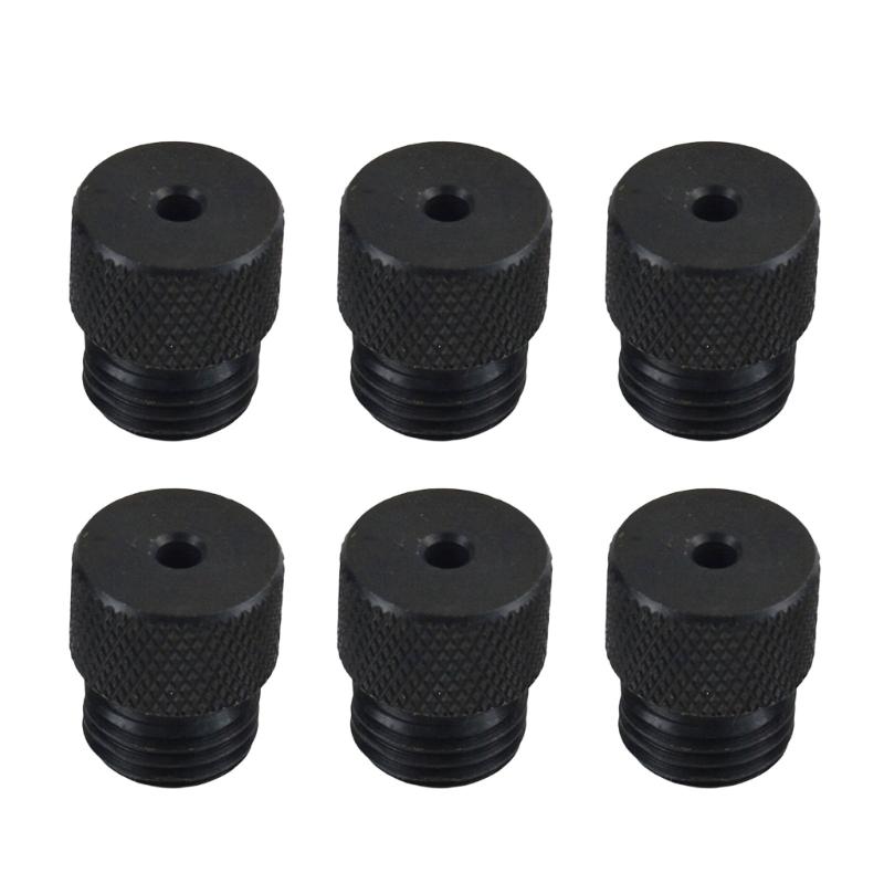 Professional 6Pcs Drill Guide Bushings Sturdy Carbon Steel Rustproof Drill Sleeve For 2mm To 10mm Hole Alignment