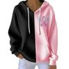 Autumn Women's New Ribbon Wings Color Matching 3D Printing Casual Sweater