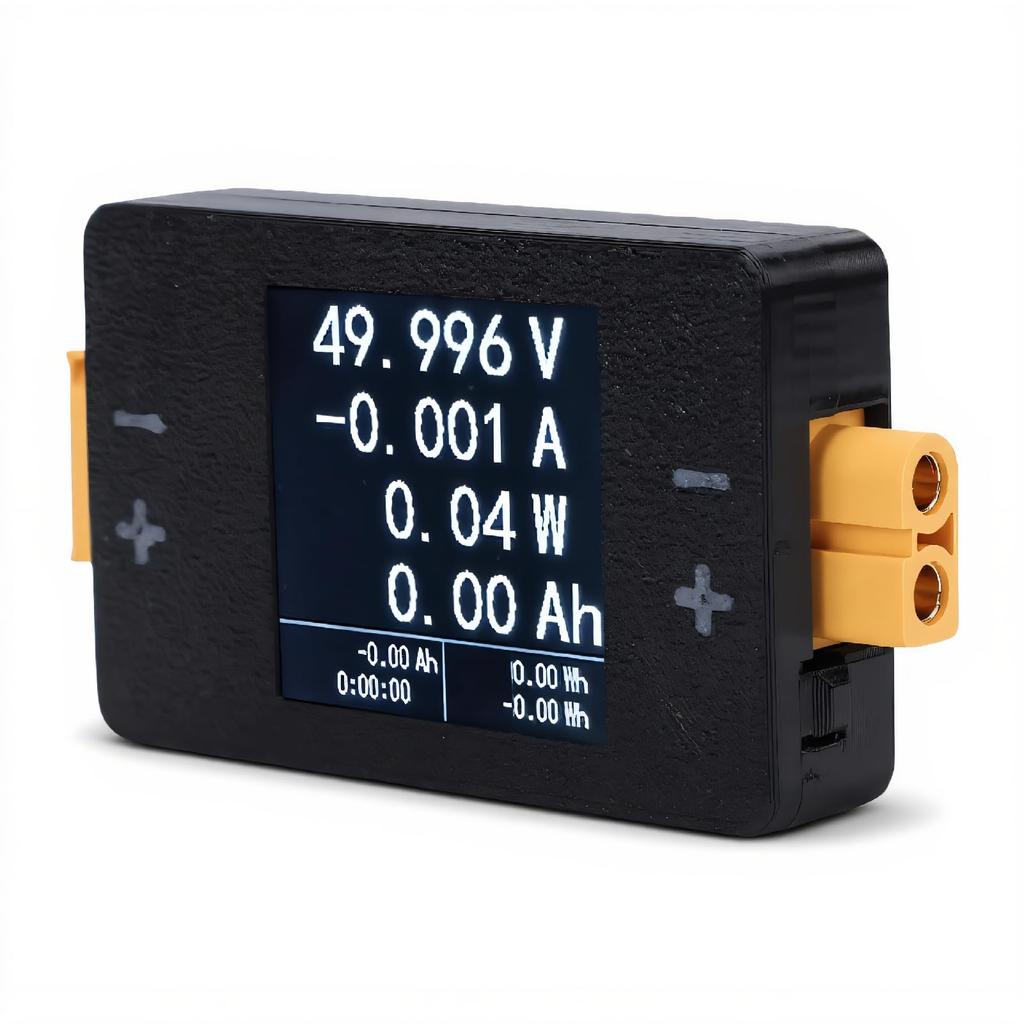 Acogedor RC LiPo Battery Voltage Tester, Digital Power Meter with XT60 Connector, Real-time Monitoring, 8-150V 25A