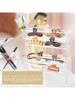 1pc Acrylic Claw Clip Storage Rack, 360 Degree Rotating Claw Clip Holder and Storage, Hair Clip Storage Box Display Transparent