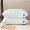 2-pieces Cool Ice Silk Pellet Pillow Supports Neck and Spine for Relaxing Sleep, Sleep Massage Pillow Core, Moisture Absorbing Bedding Pillow