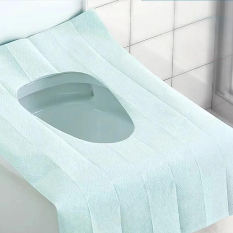 Jednorázový potisk Kryt na toaletní sedátko Přenosný Cestovní Hotel Koupelna Toaletní podložky Vodotěsný Kryt na toaletu