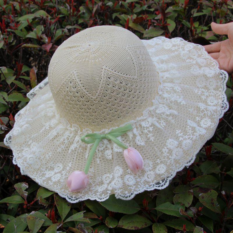 Women's Summer Sun Protection Straw Hat with Face Covering - Breathable Korean Style Beach Hat