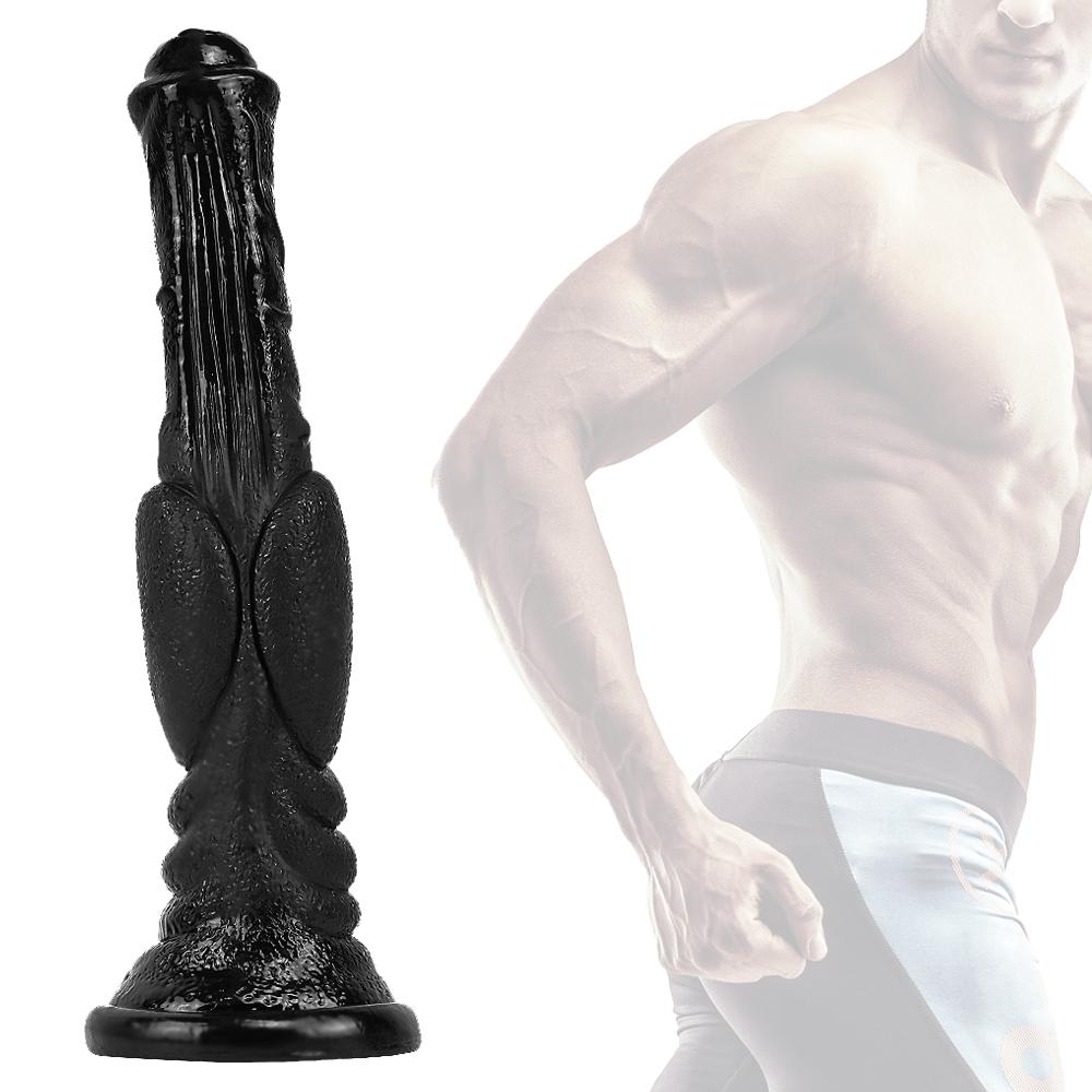 Pferdepenis-Simulation Tierdildo Sex Orgasmus Erwachsener Dildo Saugnapf Penis Anal Butt Plug Erwachsene Produkte 18+ Sexspielzeug