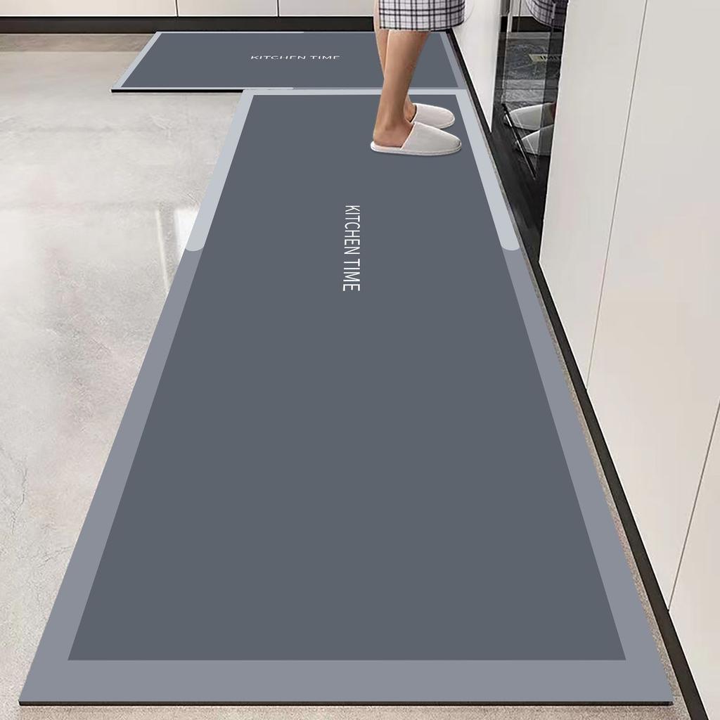 American Retro Kitchen Floor Mat Diatomaceous Mud Absorbent Wipe Bathroom Non-Slip Waterproof Carpet Home Decoration
