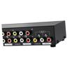 FRCOLOR Composite Video 8 RCA Manual AV Security Low Easy for Store Conference Black Switcher, Inputs/1 Output, 8-Port Switcher, Video/Audio Selector,