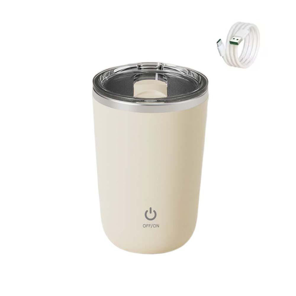 304 Stainless Steel Electric Mixing Cup Magnetic Stirring Coffee Cup Automatic Mixing Mugs Work