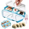 TOGE Onigiri Maker Food Safety Inspection Passed Mold Dedicated Rice Paddle Makes 6 Once Neat Time-Saving Durable Food-Grade PP Material Small Size No