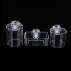 Fish Tank Feeding Ring Transparent Acrylic Rectangle Round Shape Aquarium Suspensible Feeder For Tank Floating Food Dispenser