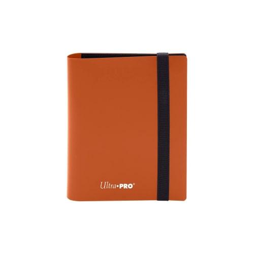 Ultra Pro E-15370 Eclipse 2-Pocket Binder, Pumpkin Orange