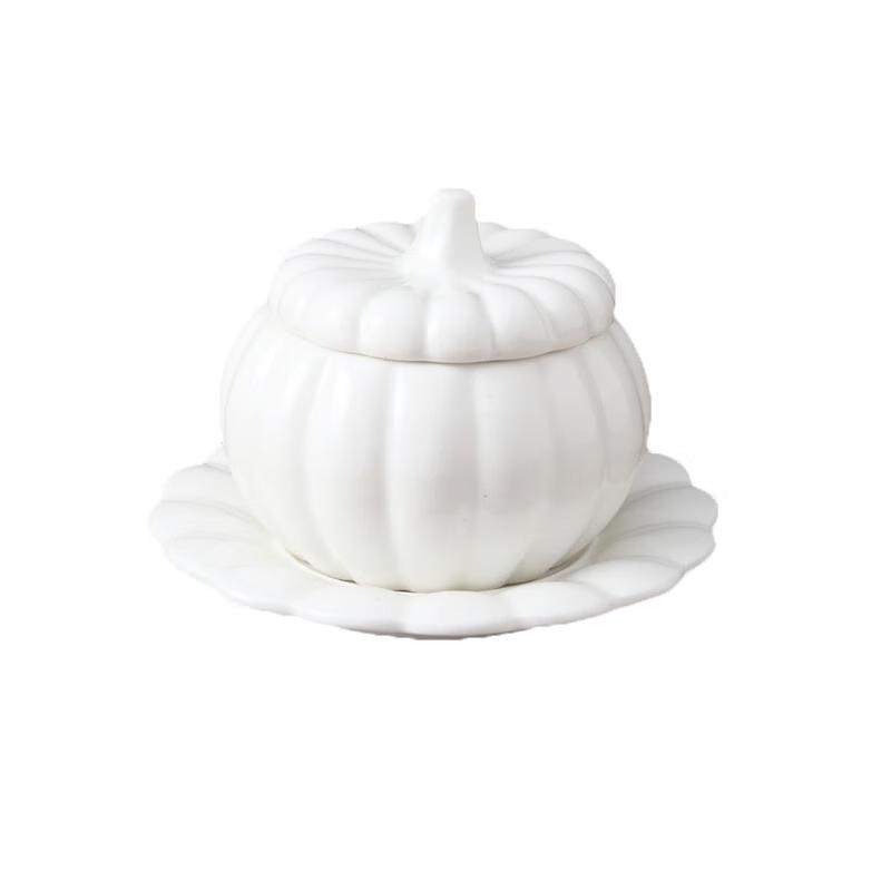 Керамическая тыквенная супница Homeglen с блюдом