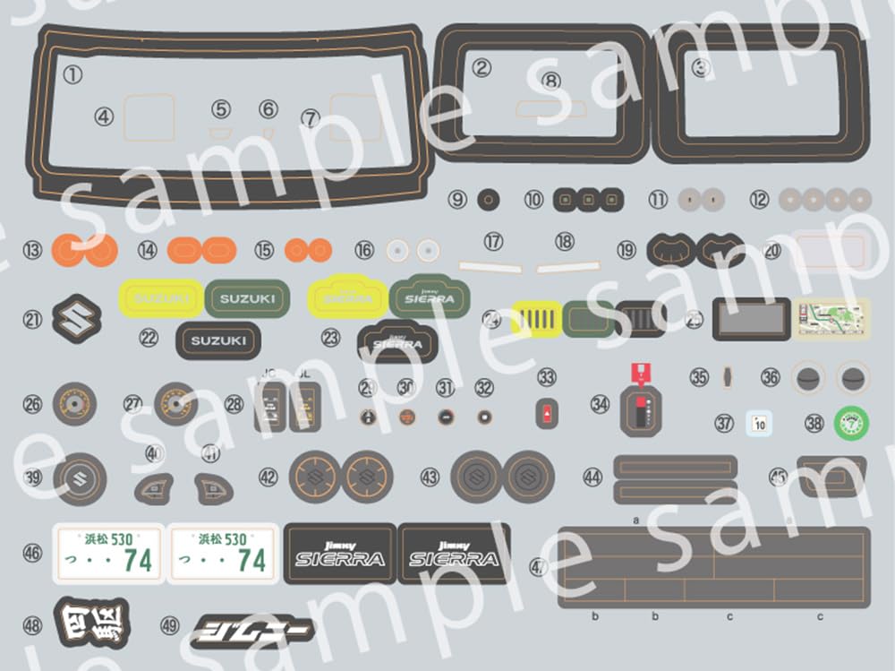 Scale NEXT Series 28 Suzuki Jimny Sierra JB74 Black Pearl Plastic Model Kit 1/24 No. (Bluish 3)
