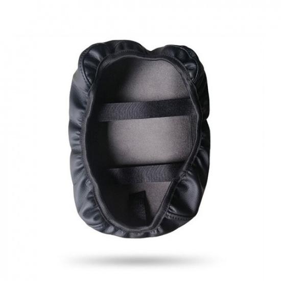 Pure Black Car Center Armrest Box Leather Cover Pad For Tesla Model 3 2017-