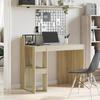 VidaXL Bureau chêne sonoma 103,5x56,5x94 cm bois d'ingénierie, bureau d'écriture, bureau d'ordinateur, bureau à domicile, 847977