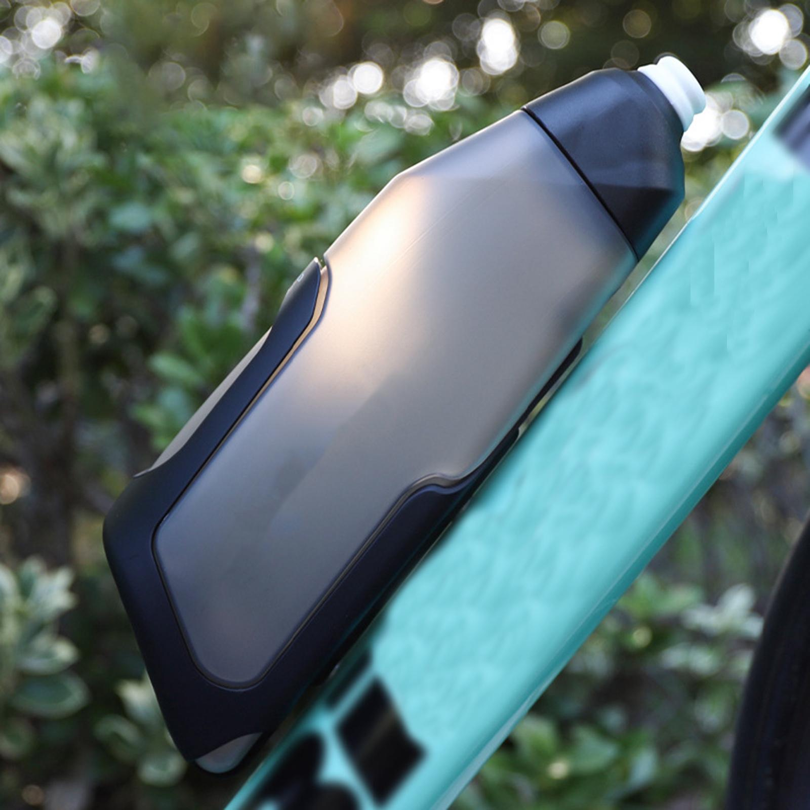 Bicycle Aerodynamic Water Bottle Bracket Set 600ml Bike Water Bottle MTB Road Bike Frame Down Tube Riding Water Kettle