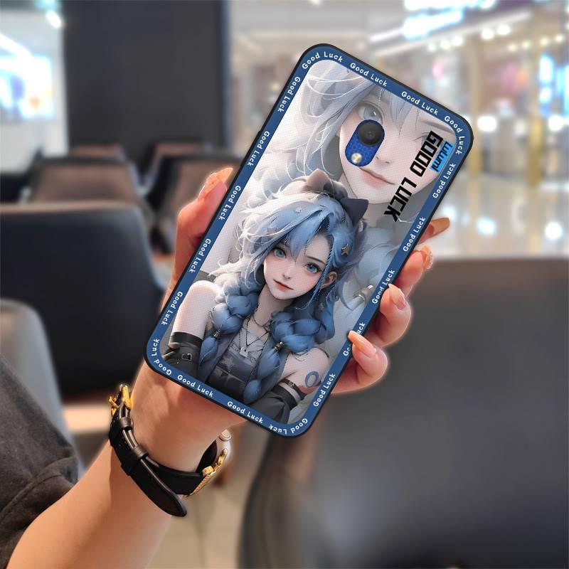 Alcatel Silicone Phone Case: Solid Color, Anime Design, Luxury Style, Heat Dissipation, Full Coverage.
