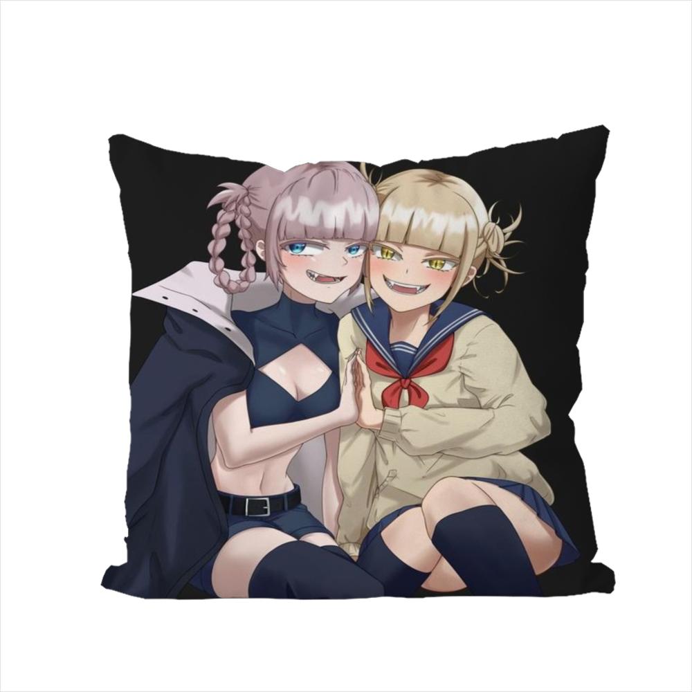 Chainsaw Man Pillow Case For Car Sofa Decorative Home Doublesided Print Plush Square Throw Pillow Cushion Cover