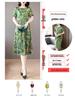 Summer 2026 Retro Print Plus Size Dress for Women: Stylish and Slimming Mother's Outfit