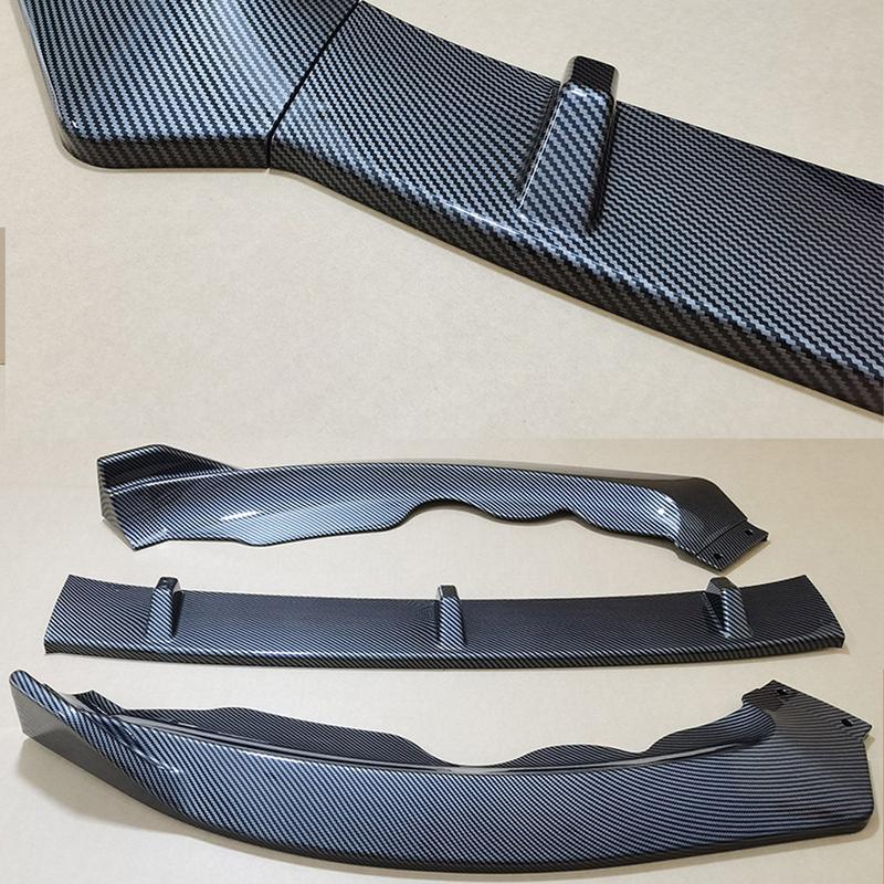 HTTYYX Lesklý černý přední nárazník auta Splitter Lip Diffuser Body Kit Spoiler Guard Pro Ford Mondeo Fusion 2013 2014 2015 2016