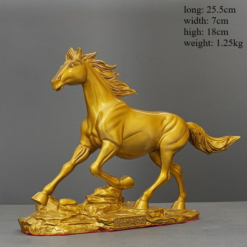 Horse To Success Handicraft Decoration Horse Office Living Room Home Gifts