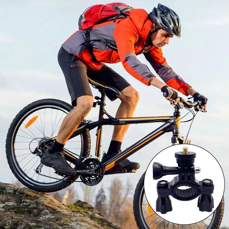 Heavy Duty 1/4Inch Screw Camera Handlebars Mount For Motorcycle Bicycles for Action Cameras Like