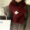 Fashion Design Cross Neck Scarf Soft Knitted Small Neck Scarves  Autumn Winter Season