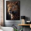 Moderne Abstrakte Tier Löwe Leopard Hirsch Poster und Drucke Leinwandmalerei Wandkunst Wildtiere Bilder für Wohnzimmer Heimdekor