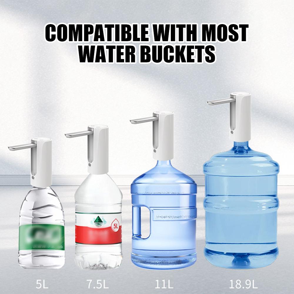 Digitalanzeige Wasserflaschenpumpe USB Wiederaufladbare Automatische Wasserspenderpumpe Tragbare Faltbare Elektrische Spenderpumpe