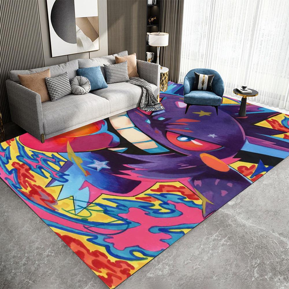 Anime Teppich Cartoon Wohnzimmer Schlafzimmer Küche Sofatisch Balkon Teppich Rutschfeste Waschbare Matte Exquisite Heimdekorationen