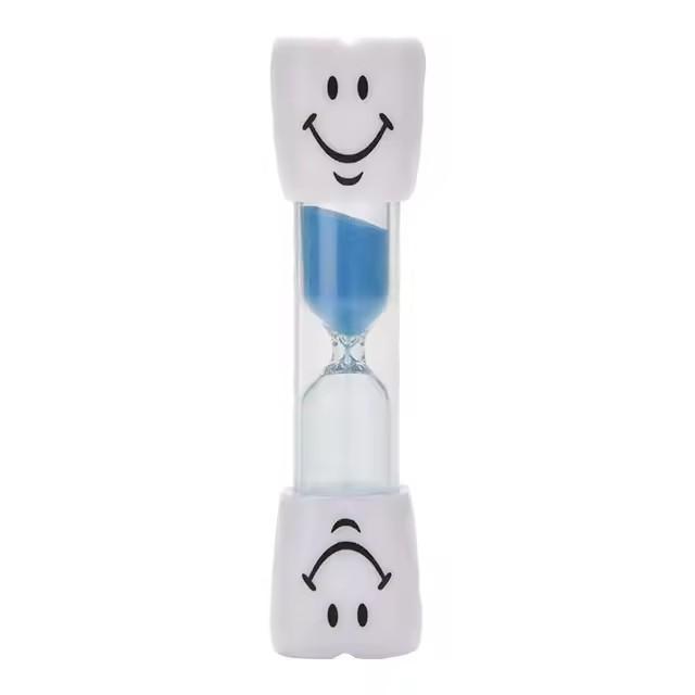 

Lovely Smiling Face Hourglass Sand Clock For Cooking Brushing Teeth 3 Minutes Sands Timer Sandglass For Children Kids Gift 3 Minutes синий
