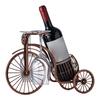 Creative Wine Bottle Holder Wine Rack for Single Bottle Three-wheeled Car Shaped Wine Organizer Stand Countertop Dis
