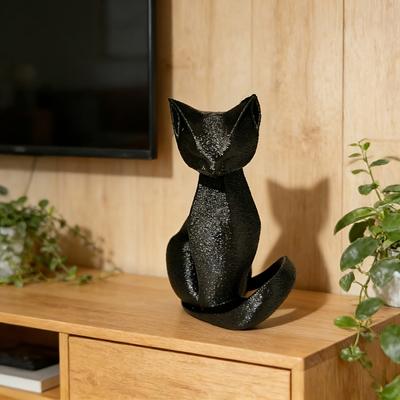 Abstract Cat Statue, Suitable for Desktop Sculpture, Bookshelf Decoration, Suitable for Holiday Gift Giving, Pet Enthusiast Gift