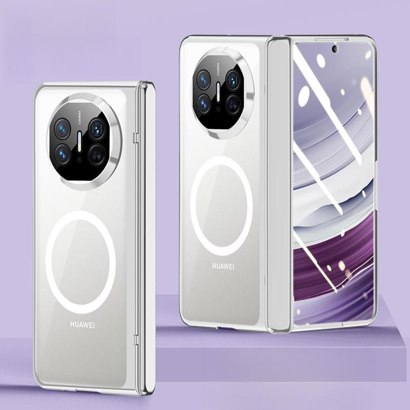 Suitable for Huawei MateX5 Mobile Phone Case Film Integrated Magnetic Charging Transparent X5 Lens Full-inclusive Anti-fall Business Case