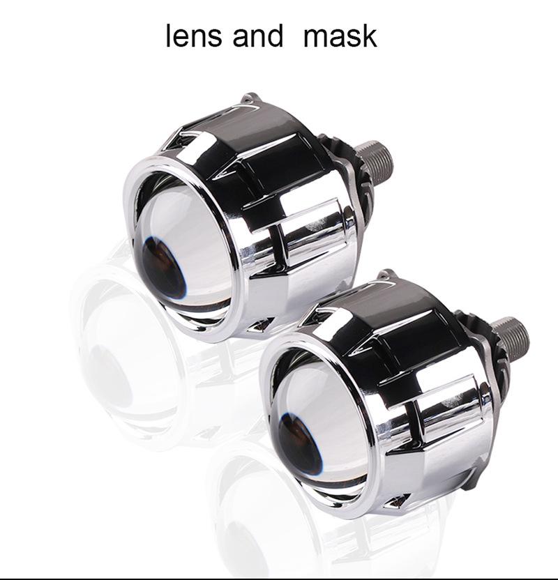SANVI 2.5  Non-Destructive 40W Bi-LED Projector Headlights, 6000K Super Bright LED.