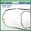 Motoforti 1 Set Valve Cover Gasket 12636177 for Chevrolet Malibu 2016-2022 for GMC Terrain 2018-2022 Rubber Black Long-lasting